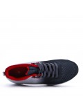 Men's textile lace-up basket