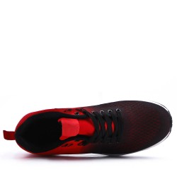 Men's textile lace-up basket