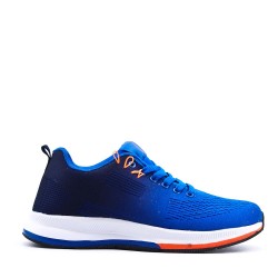 Men's textile lace-up basket