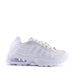 Zapatillas de baloncesto para hombre con cordones de materiales mixtos