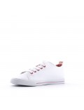 Women's faux leather sneaker