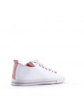 Women's faux leather sneaker