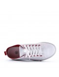 Women's faux leather sneaker