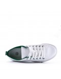 Women's faux leather sneaker