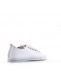 Women's faux leather sneaker