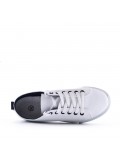 Women's faux leather sneaker