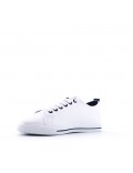 Women's faux leather sneaker