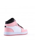 Women's faux leather sneaker