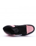 Basket en simili cuir pour femme