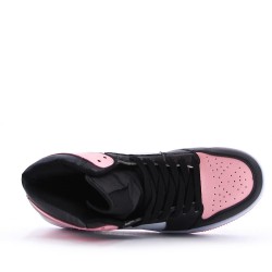 Women's faux leather sneaker