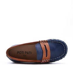 Children's derby in imitation leather