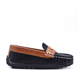 Children's derby in imitation leather