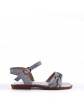 Girl's mixed materials sandal