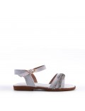 Girl's mixed materials sandal