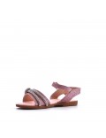 Girl's mixed materials sandal