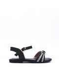 Girl's mixed materials sandal