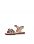 Girl's mixed materials sandal