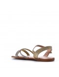 Girl's mixed materials sandal