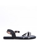 Girl's mixed materials sandal