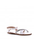 Girl's mixed materials sandal