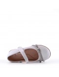 Ballerine fille en simili cuir 