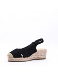 Faux suede espadrilles for women