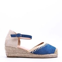 Faux suede espadrilles for women