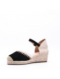 Faux suede espadrilles for women