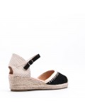 Faux suede espadrilles for women