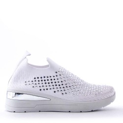 Basket en textile pour femme
