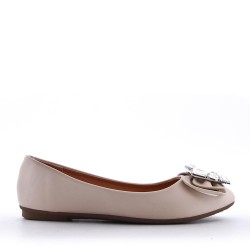 Women's mocassin in faux leather