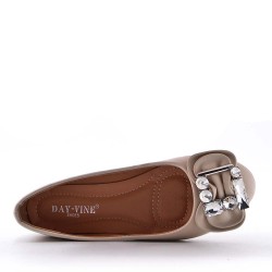 Women's mocassin in faux leather