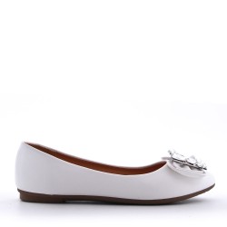 Women's mocassin in faux leather
