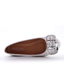 Women's mocassin in faux leather