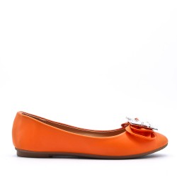 Women's mocassin in faux leather