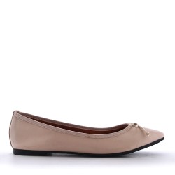 Mocassin en simili cuir pour femme