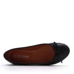 Mocassin en simili cuir pour femme