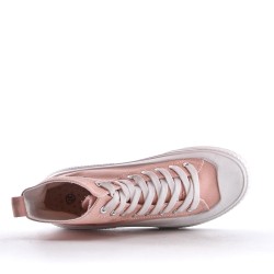 Basket material mix with lace for women