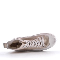 Basket material mix with lace for women