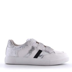 Basket sans lacet en cuir pour femme