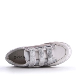 Women's leather sneaker without lace