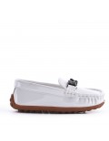 Child's moccasin in faux leather