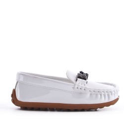 Child's moccasin in faux leather