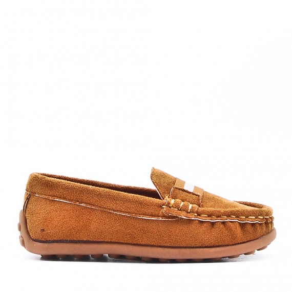 Child's moccasin in faux leather