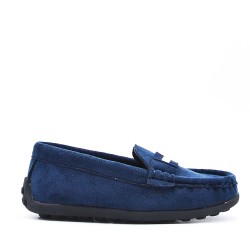 Child's moccasin in faux leather