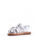 Sandale fille en simili cuir