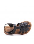 Sandale fille en simili cuir