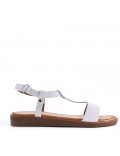 Girl's faux leather sandal