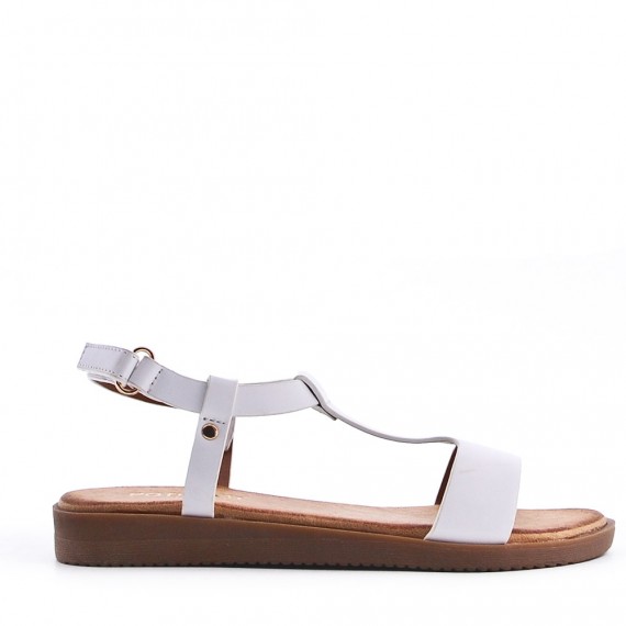 Sandale fille en simili cuir