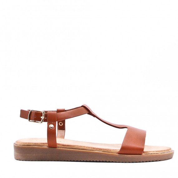 Sandale fille en simili cuir